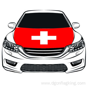 The World Cup 100*150cm Switzerlan Flag Car Hood flag High elastic fabric